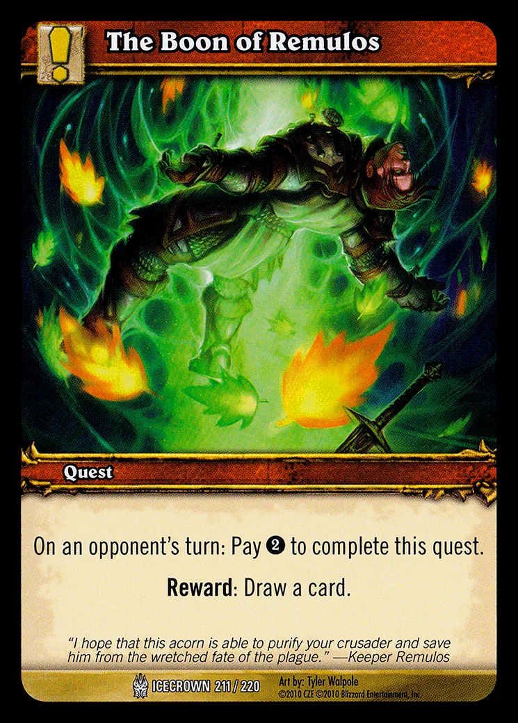 Card scan: The Boon of Remulos