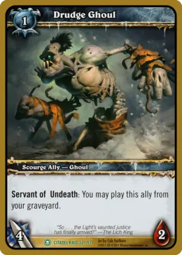 Card scan: Drudge Ghoul