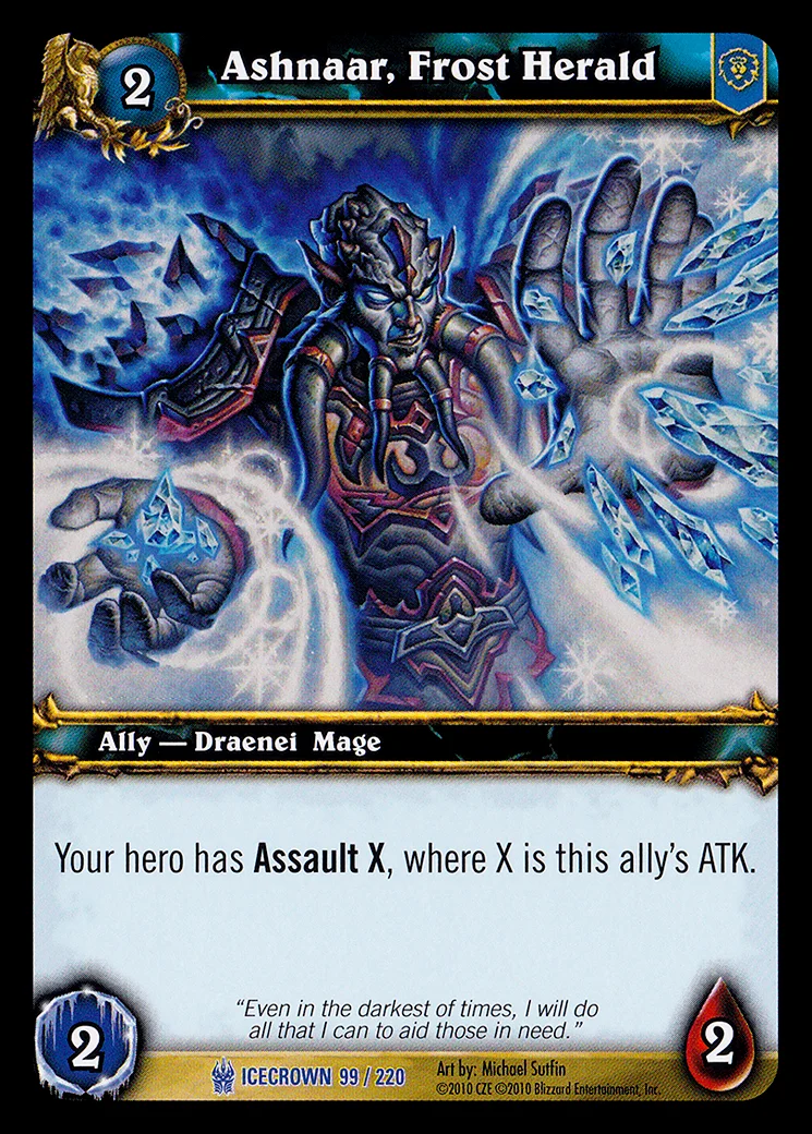 Card scan: Ashnaar, Frost Herald