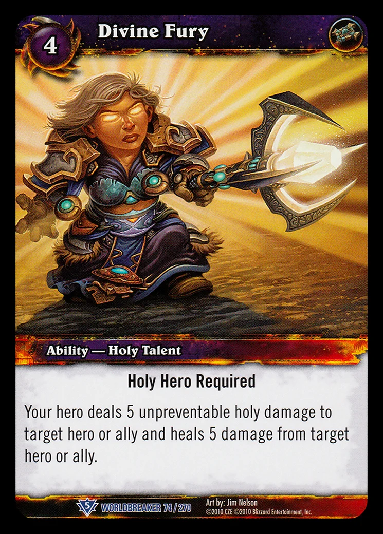 Card scan: Divine Fury