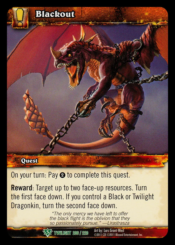 Card scan: Blackout