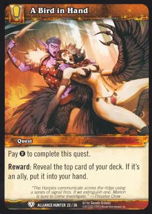 Card scan: A Bird in Hand