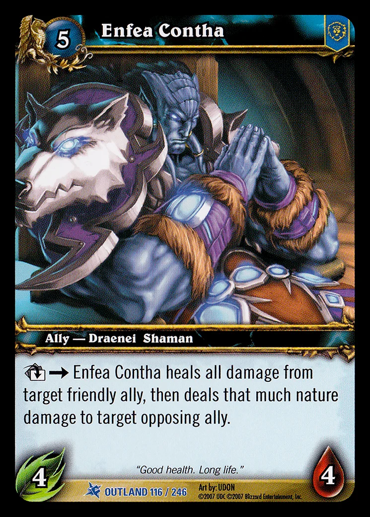 Card scan: Enfea Contha
