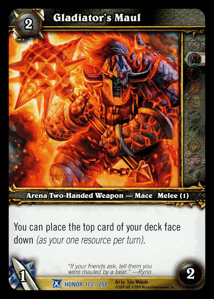 Card scan: Gladiator's Maul
