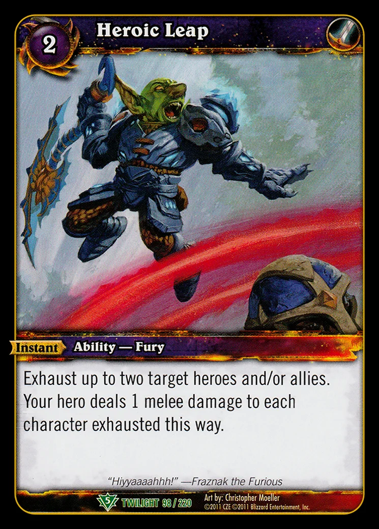 Card scan: Heroic Leap