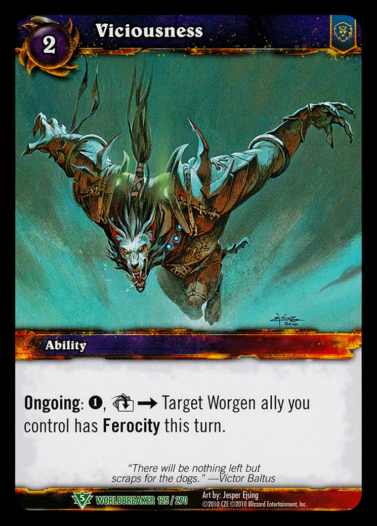 Card scan: Viciousness