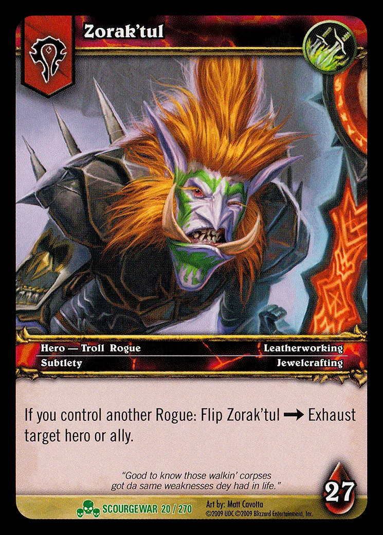 Card scan: Zorak'tul