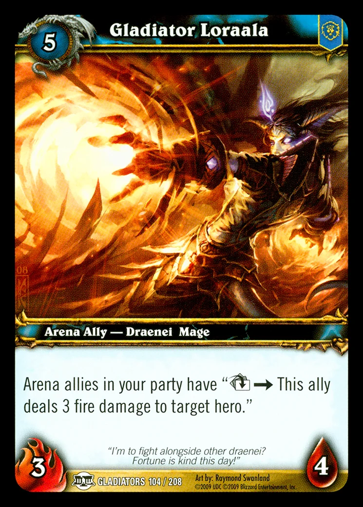 Card scan: Gladiator Loraala