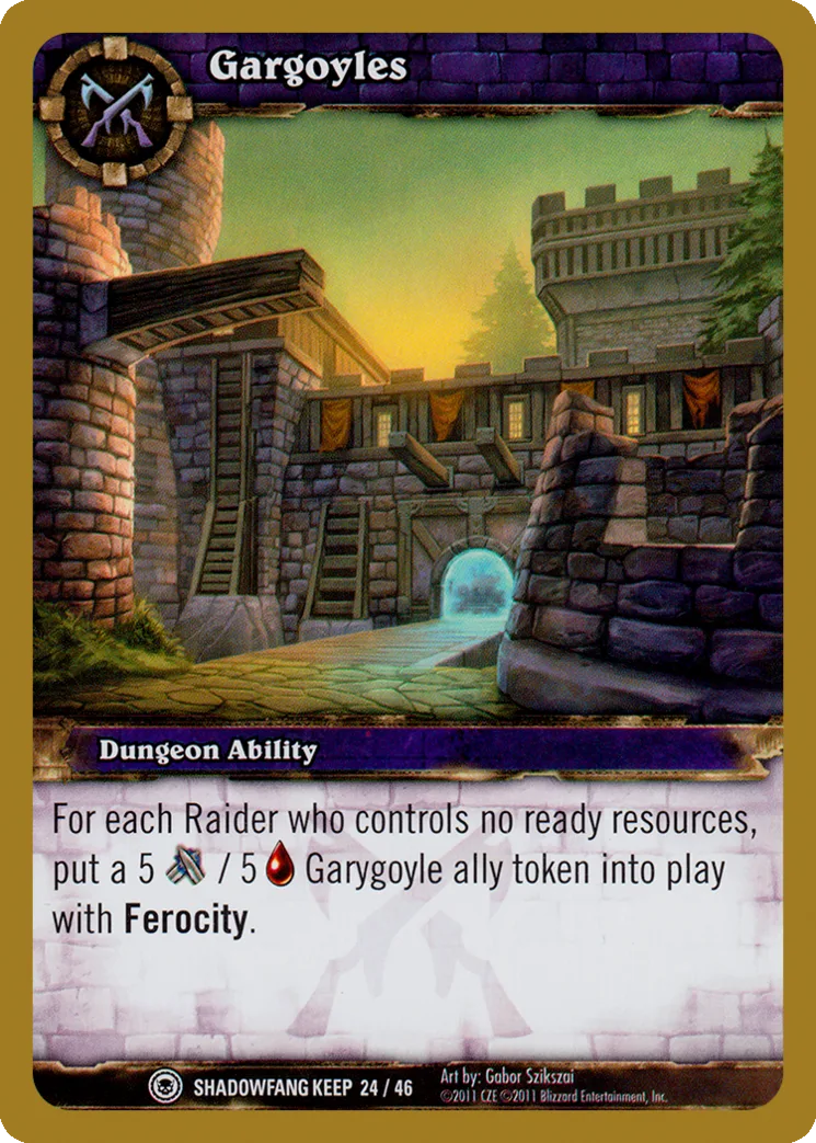 Card scan: Gargoyles