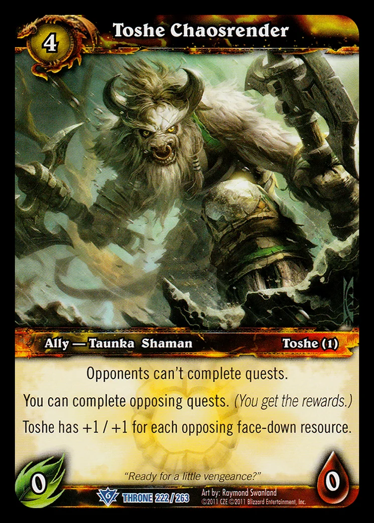 Card scan: Toshe Chaosrender