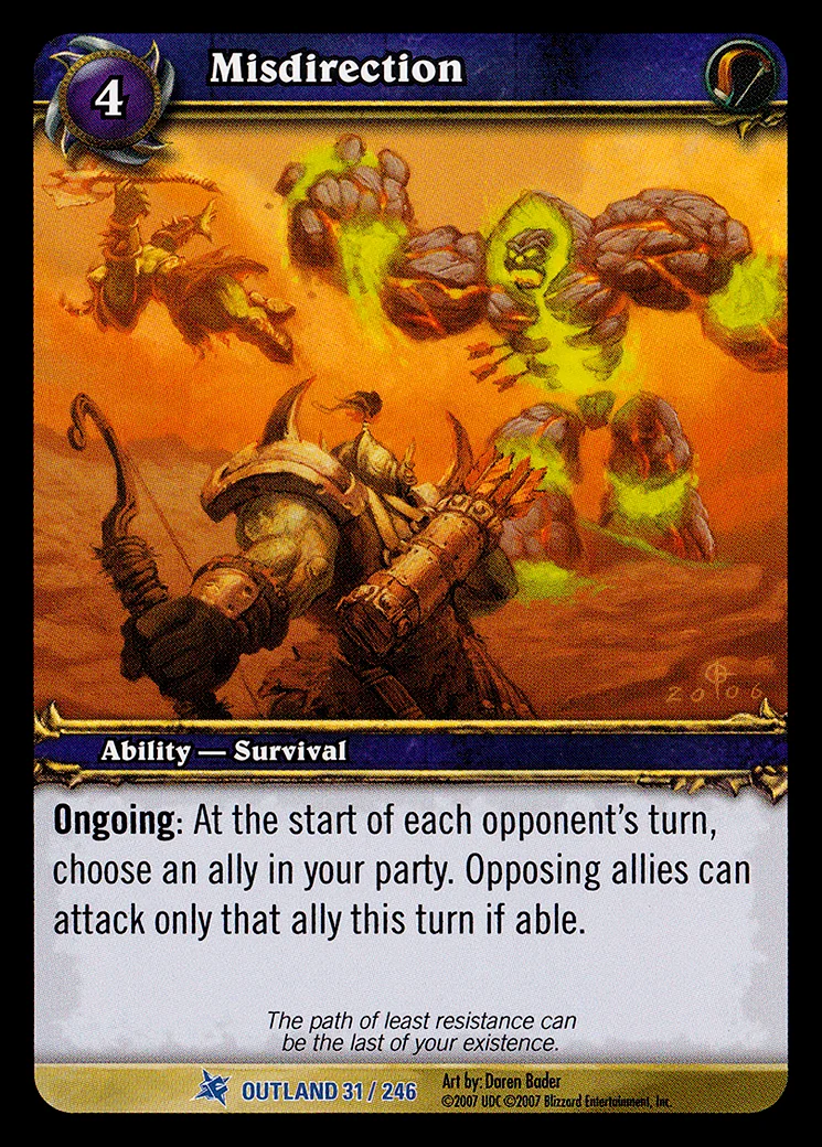 Card scan: Misdirection
