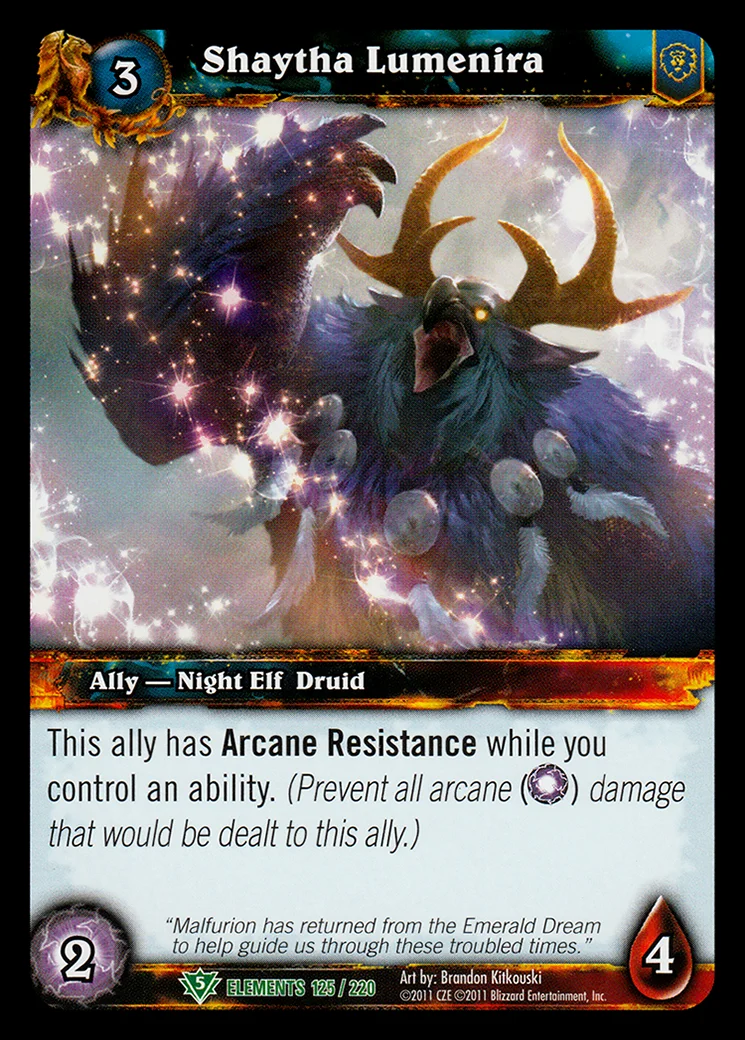 Card scan: Shaytha Lumenira