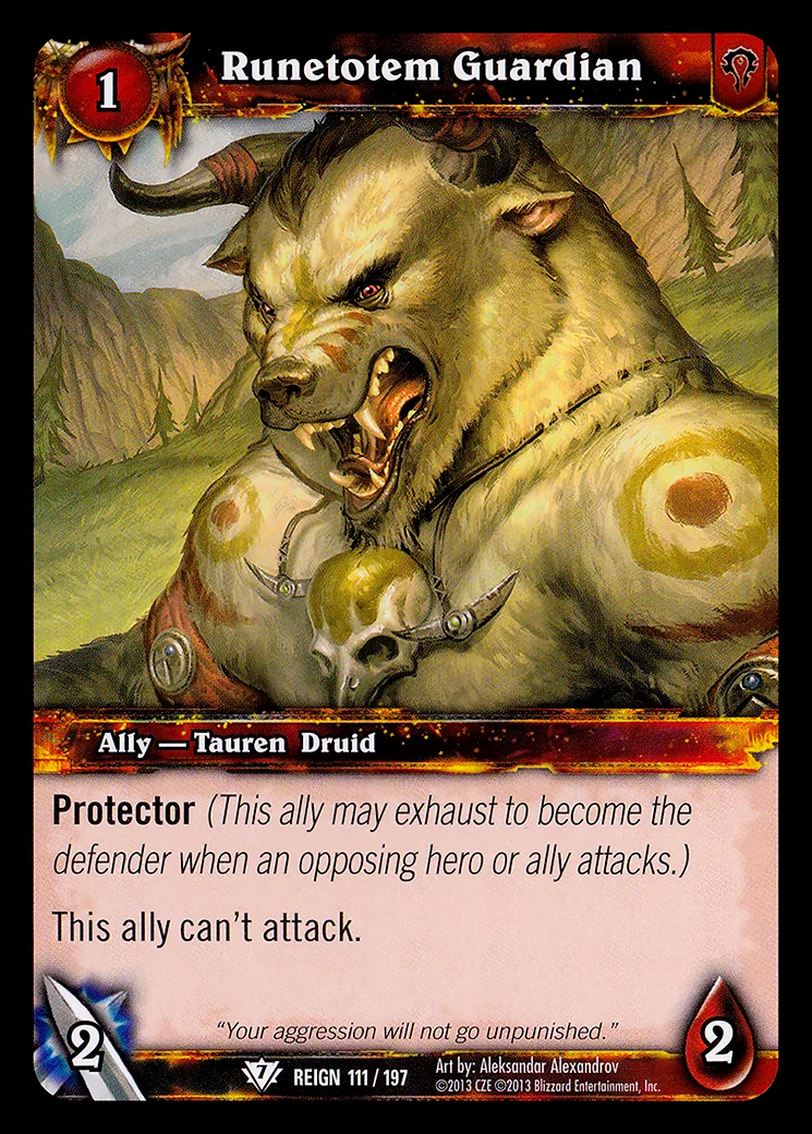 Card scan: Runetotem Guardian