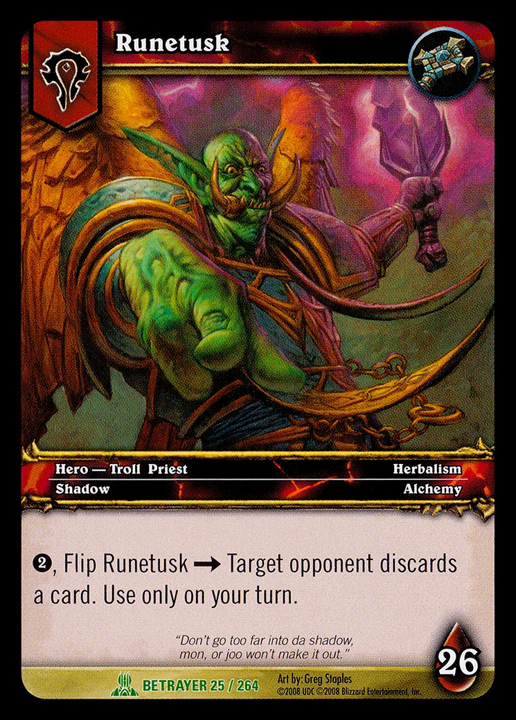 Card scan: Runetusk