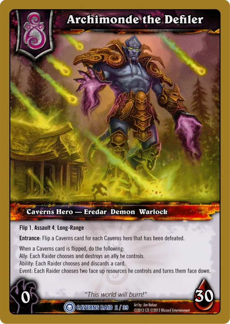 Card scan: Archimonde the Defiler