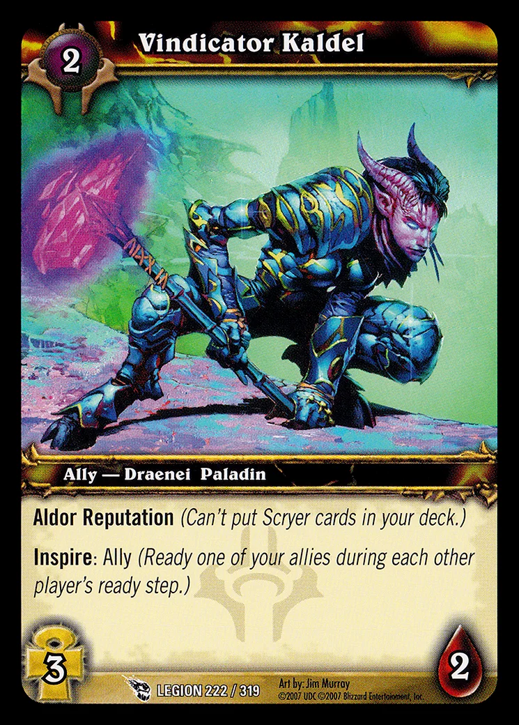 Card scan: Vindicator Kaldel