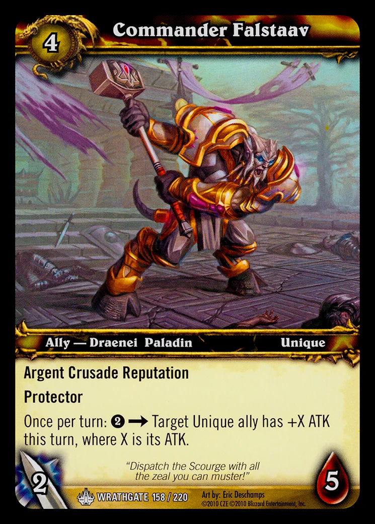 Card scan: Commander Falstaav