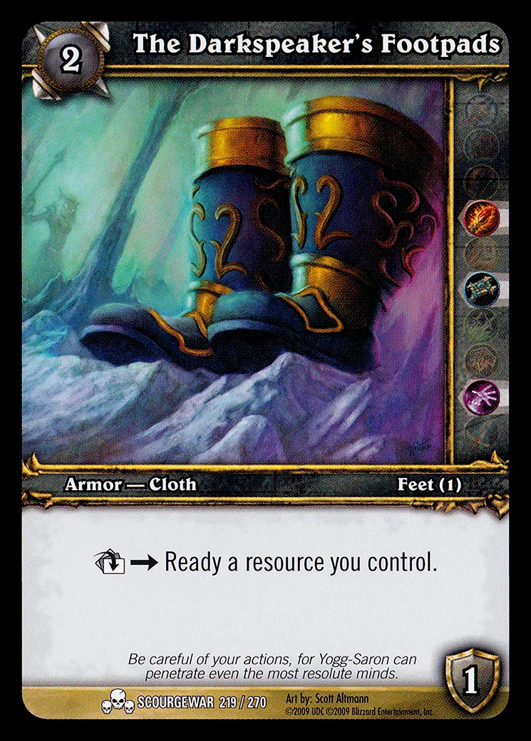 Card scan: The Darkspeaker's Footpads