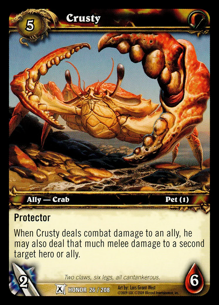 Card scan: Crusty