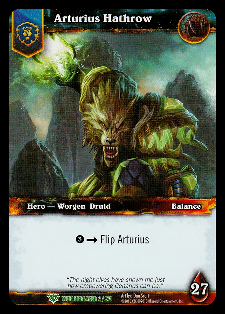 Card scan: Arturius Hathrow