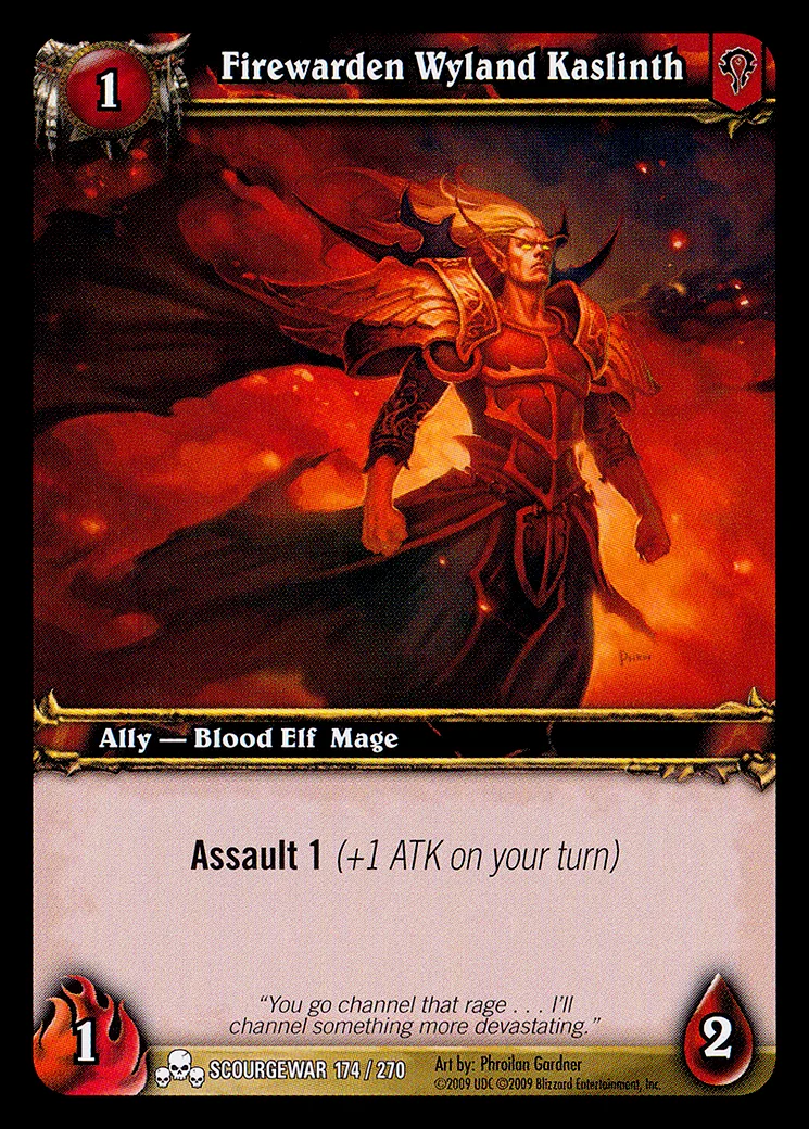 Card scan: Firewarden Wyland Kaslinth