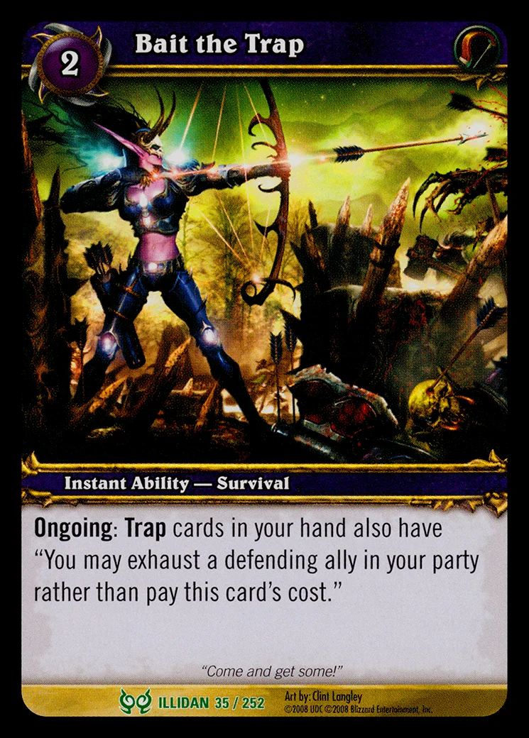 Card scan: Bait the Trap