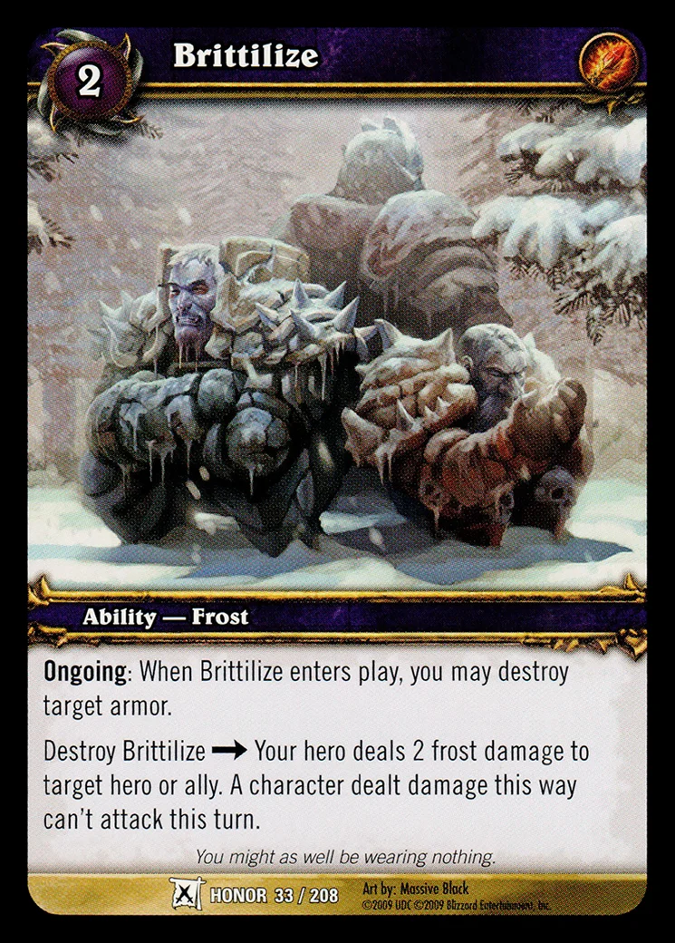 Card scan: Brittilize