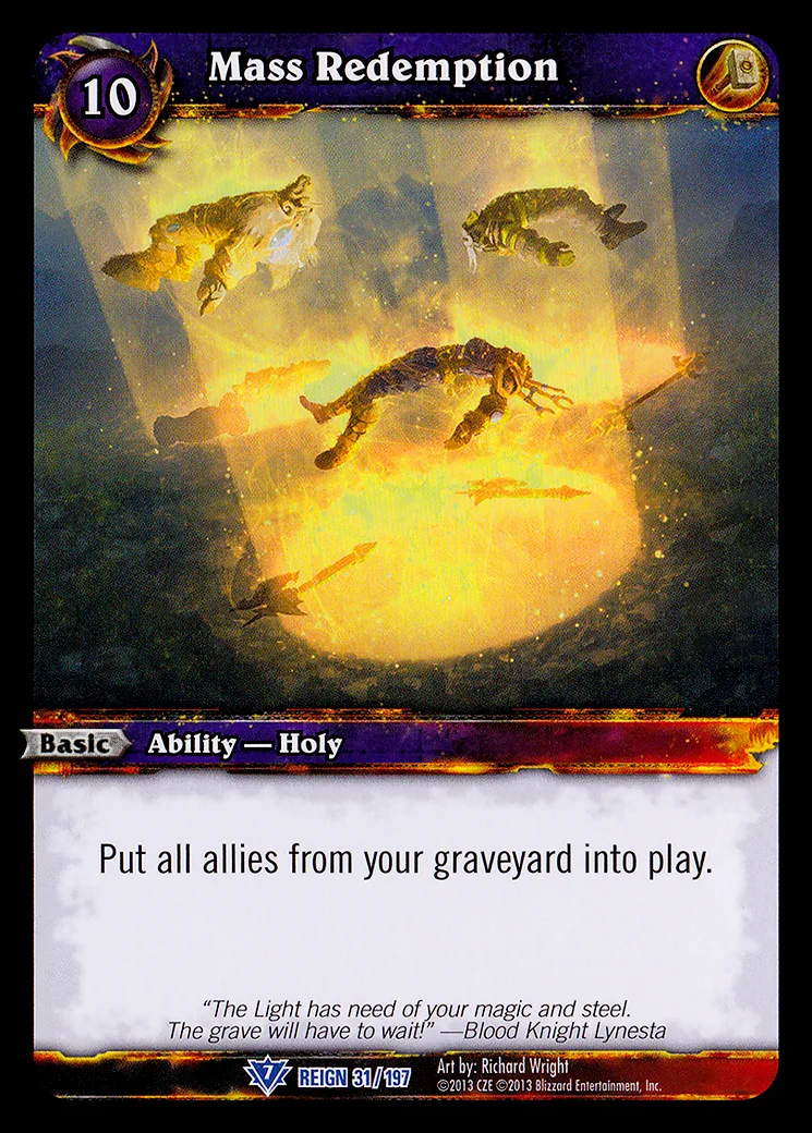 Card scan: Mass Redemption