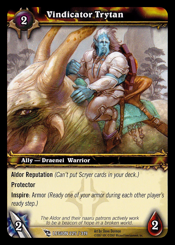 Card scan: Vindicator Trytan