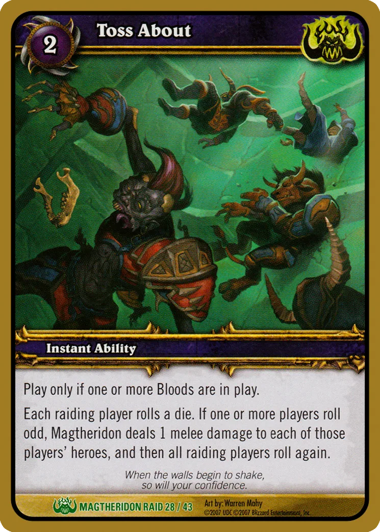 Card scan: Toss About