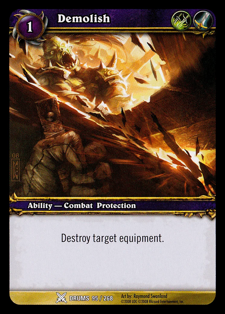 Card scan: Demolish