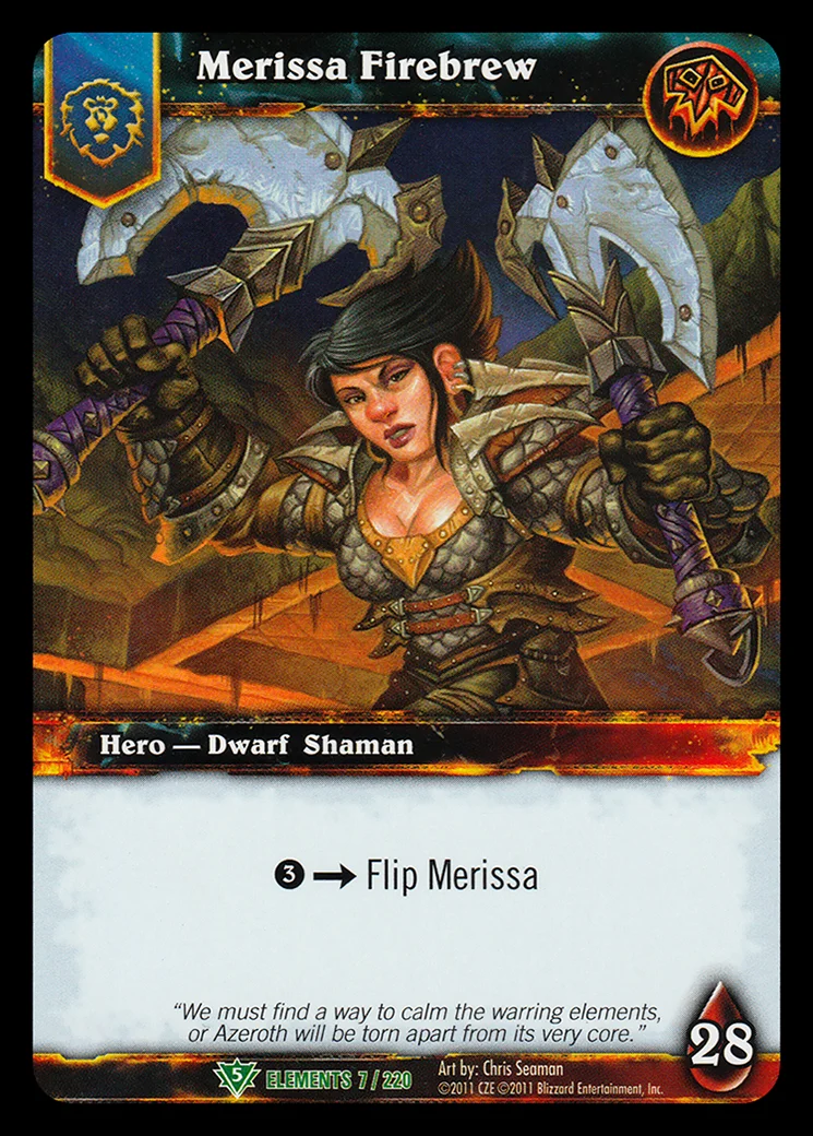 Card scan: Merissa Firebrew