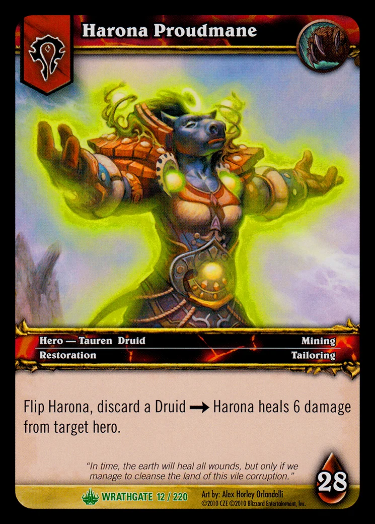 Card scan: Harona Proudmane