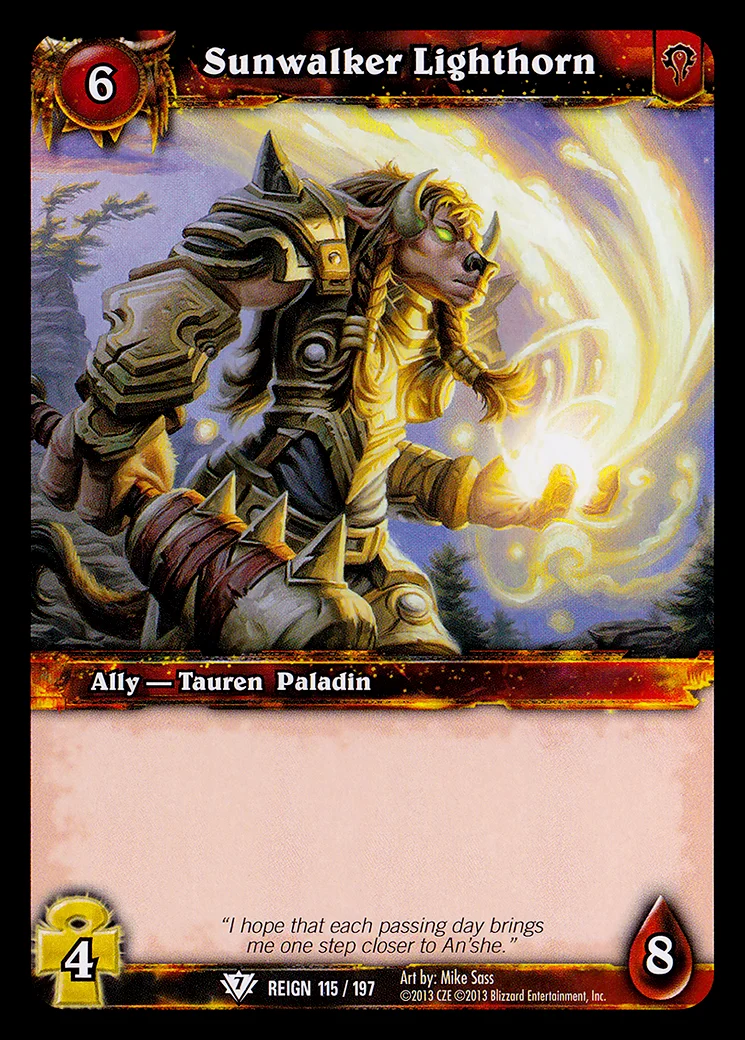 Card scan: Sunwalker Lighthorn