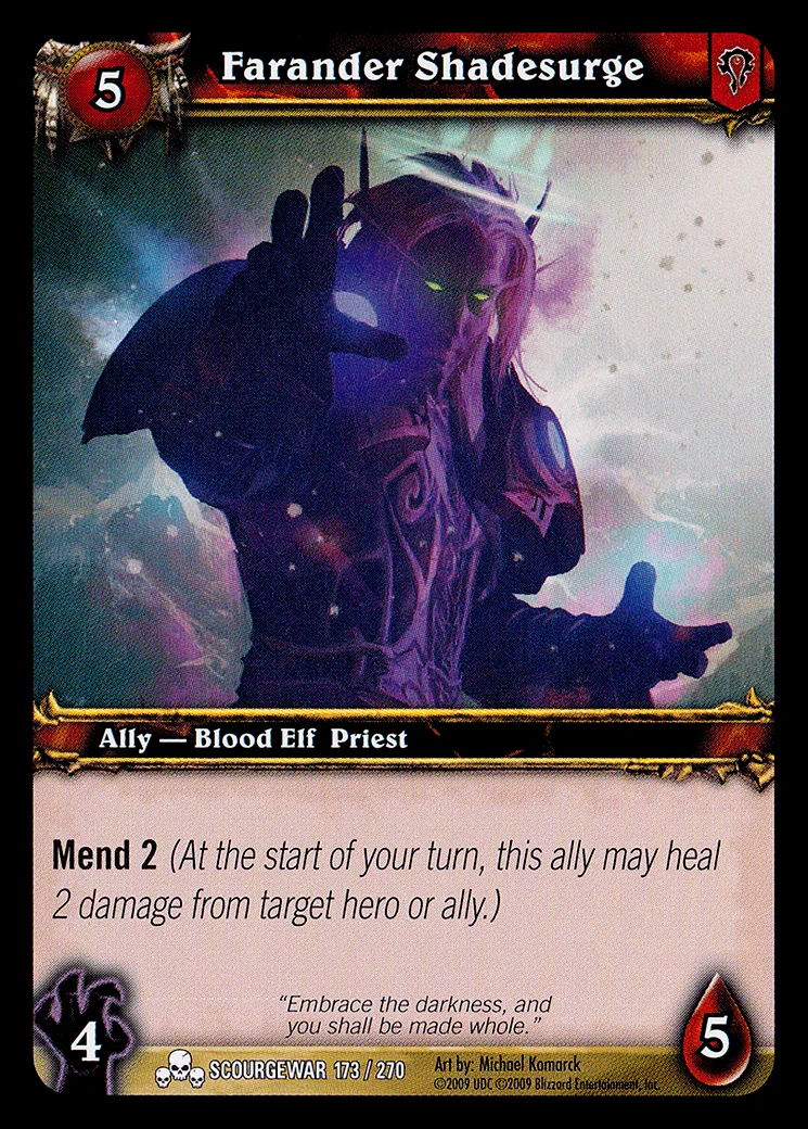 Card scan: Farander Shadesurge