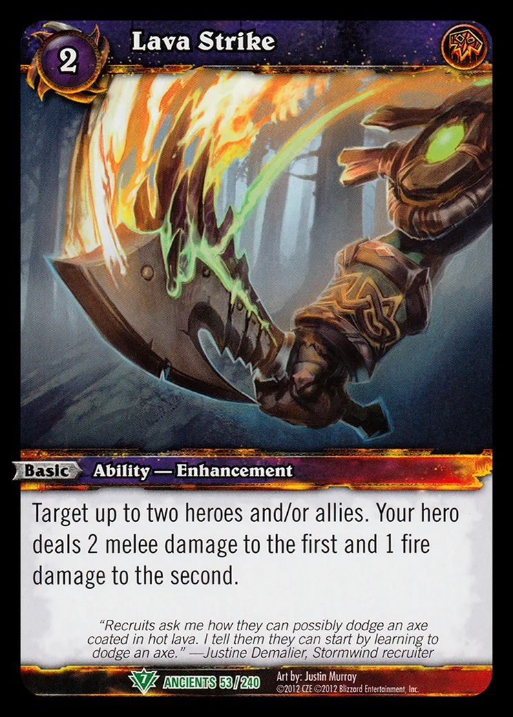 Card scan: Lava Strike