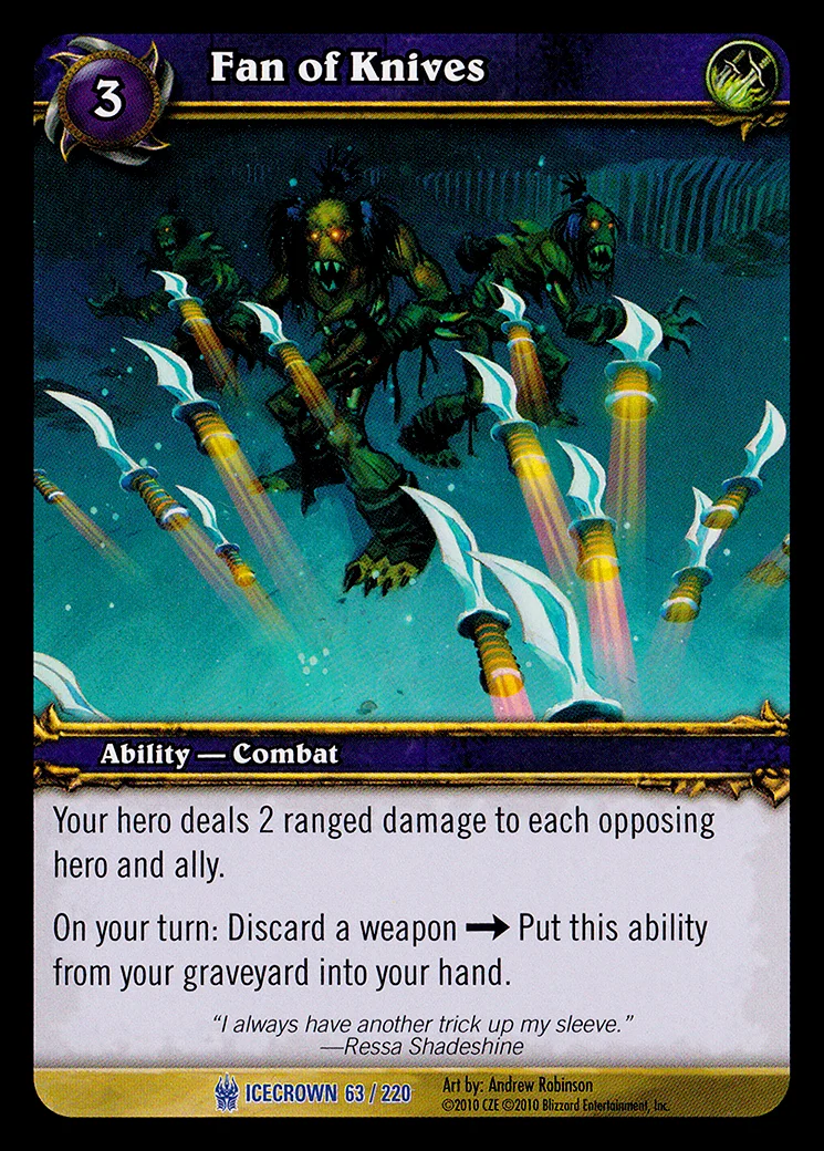 Card scan: Fan of Knives