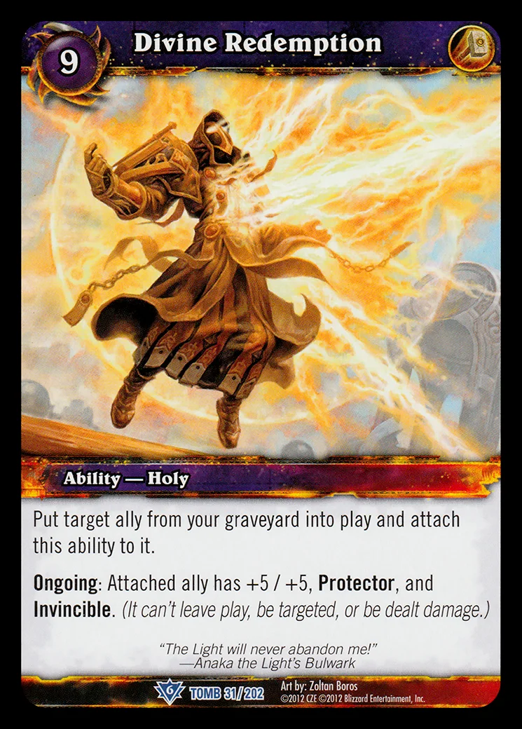Card scan: Divine Redemption