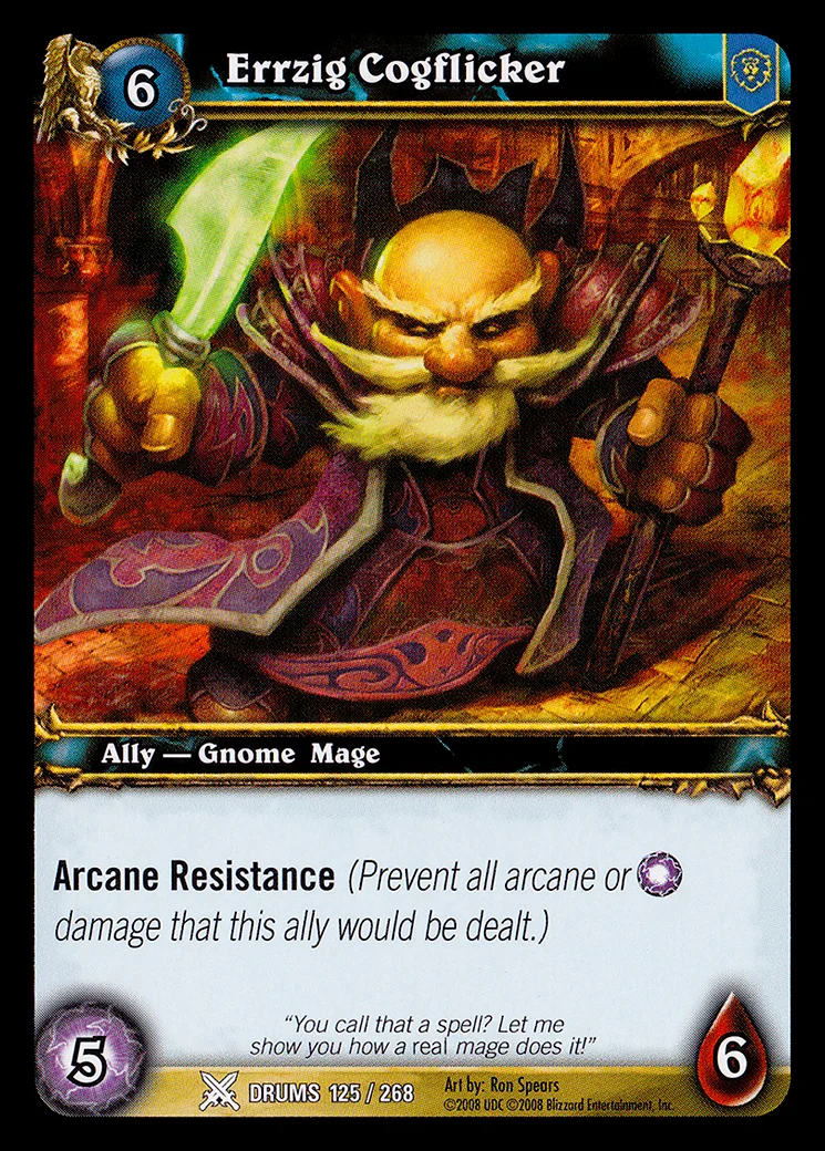 Card scan: Errzig Cogflicker