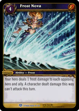 Card scan: Frost Nova