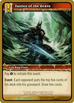 Card scan: Justice of the Grave