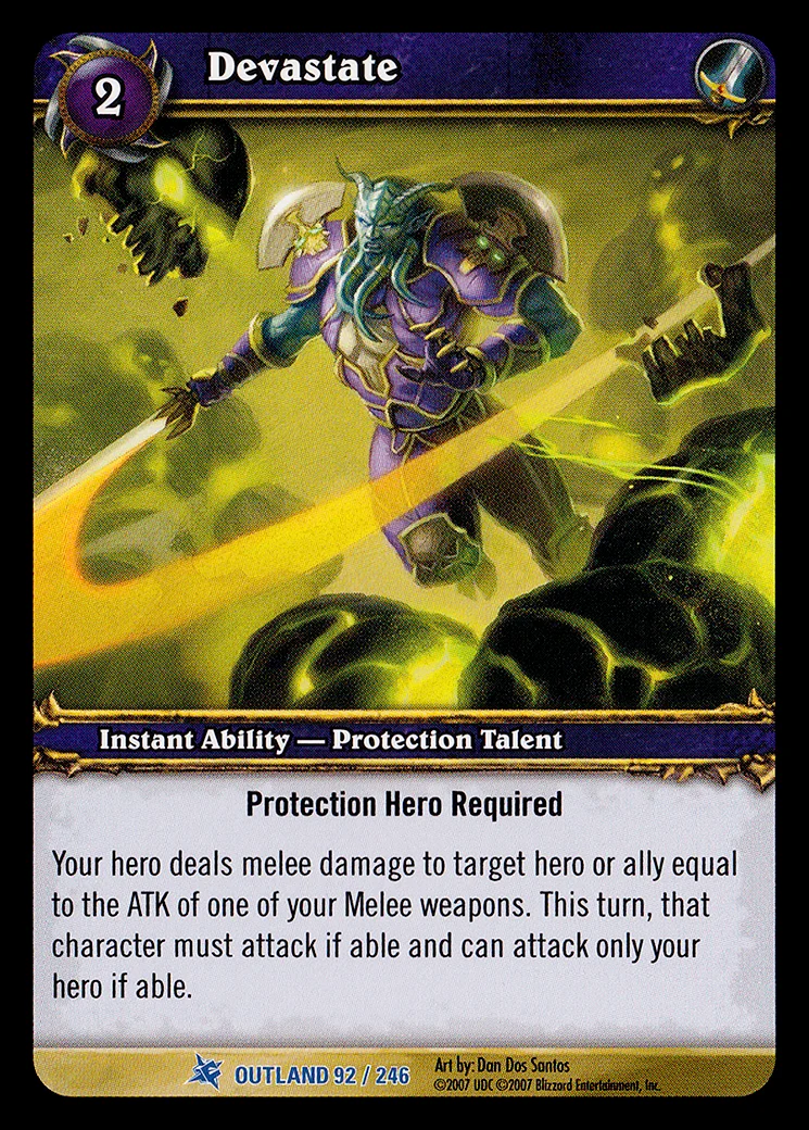 Card scan: Devastate