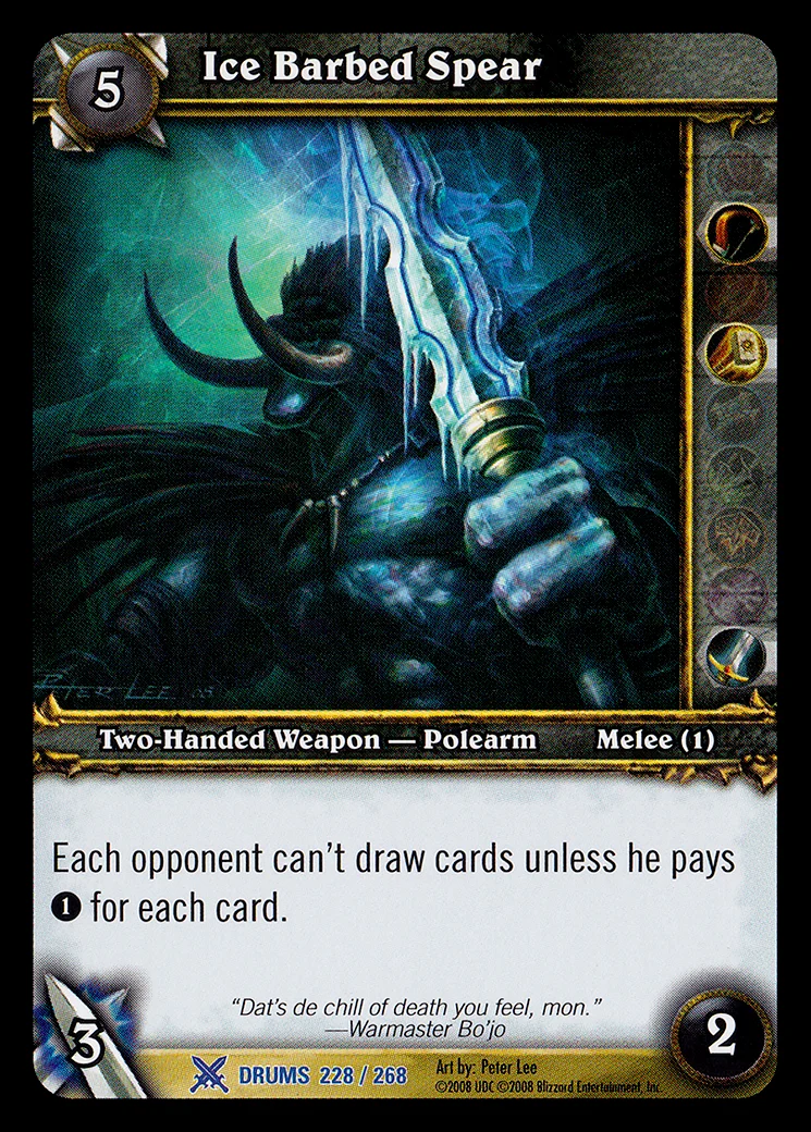 Card scan: Ice Barbed Spear