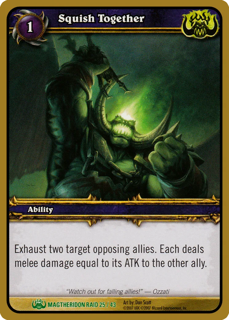 Card scan: Squish Together