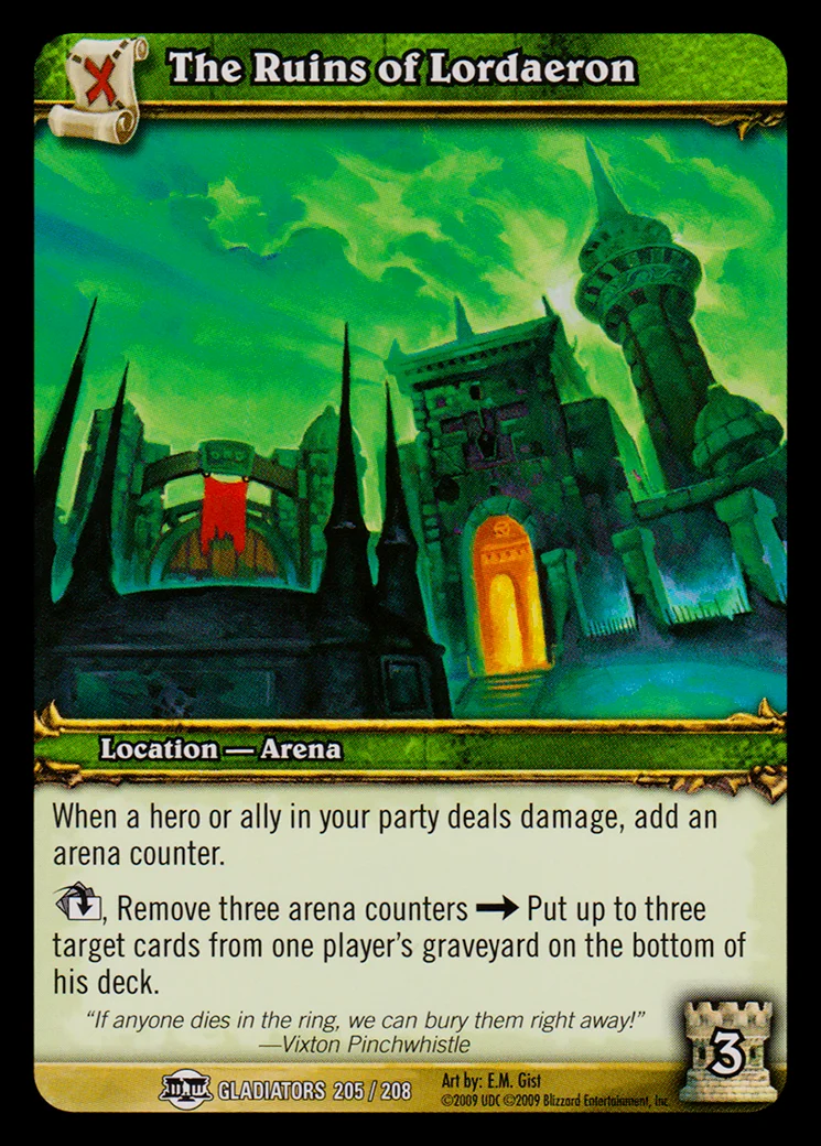 Card scan: The Ruins of Lordaeron
