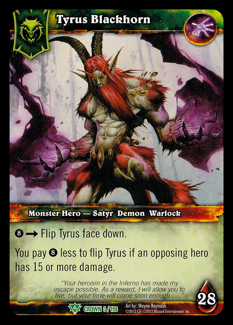 Card scan: Tyrus Blackhorn
