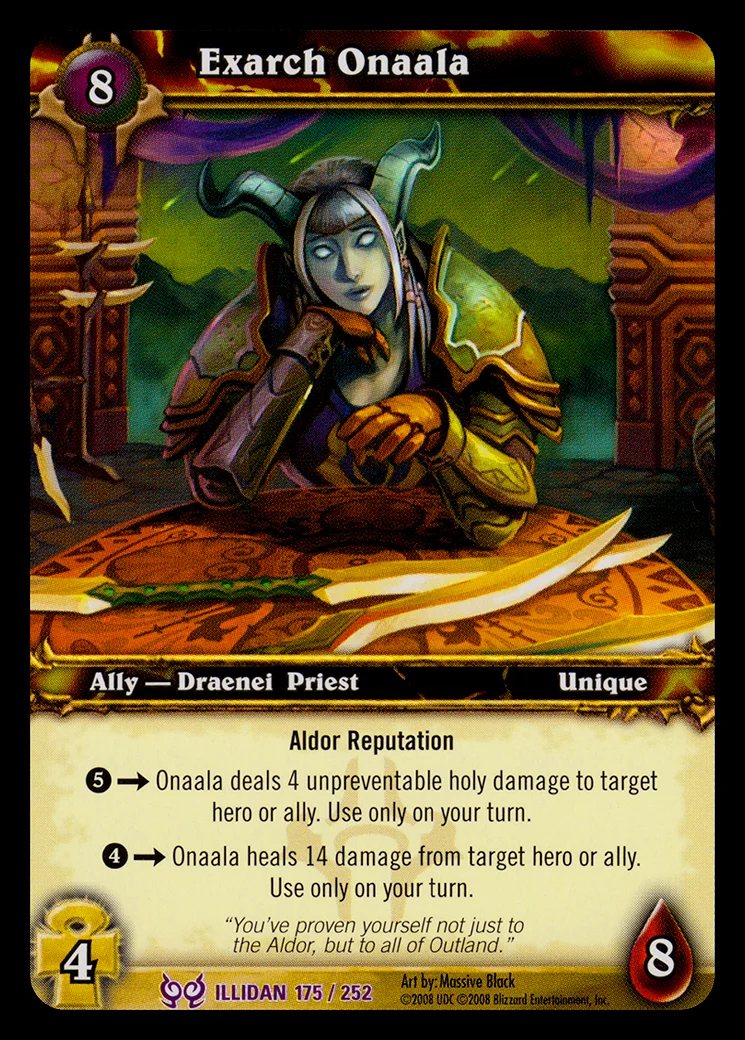 Card scan: Exarch Onaala