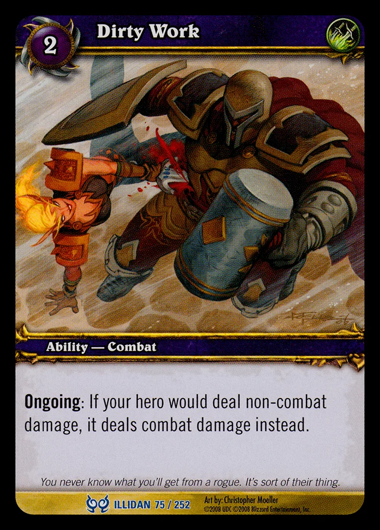 Card scan: Dirty Work