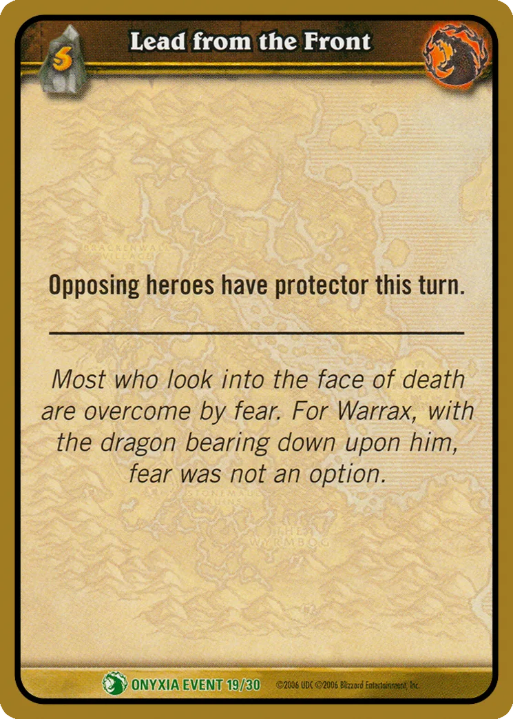 Card scan: Lead from the Front