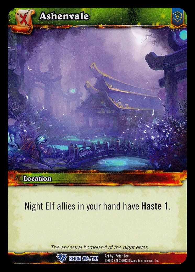 Card scan: Ashenvale